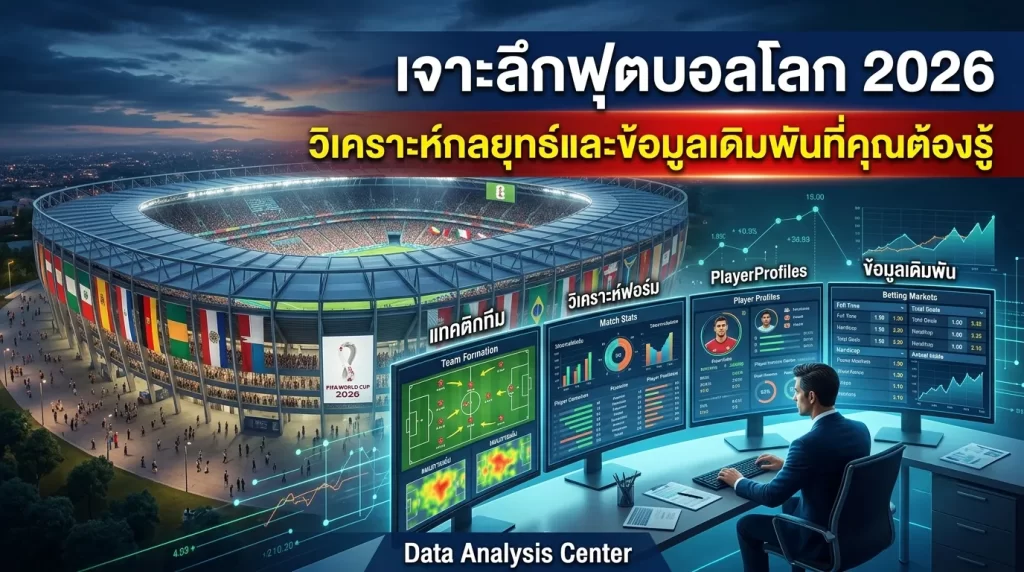 เจาะลึกฟุตบอลโลก 2026: วิเคราะห์กลยุทธ์และข้อมูลเดิมพันที่คุณต้องรู้