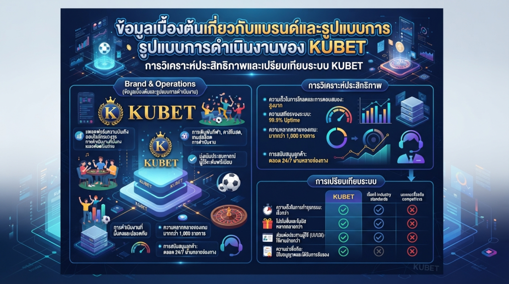 การวิเคราะห์ประสิทธิภาพและเปรียบเทียบระบบ KUBET