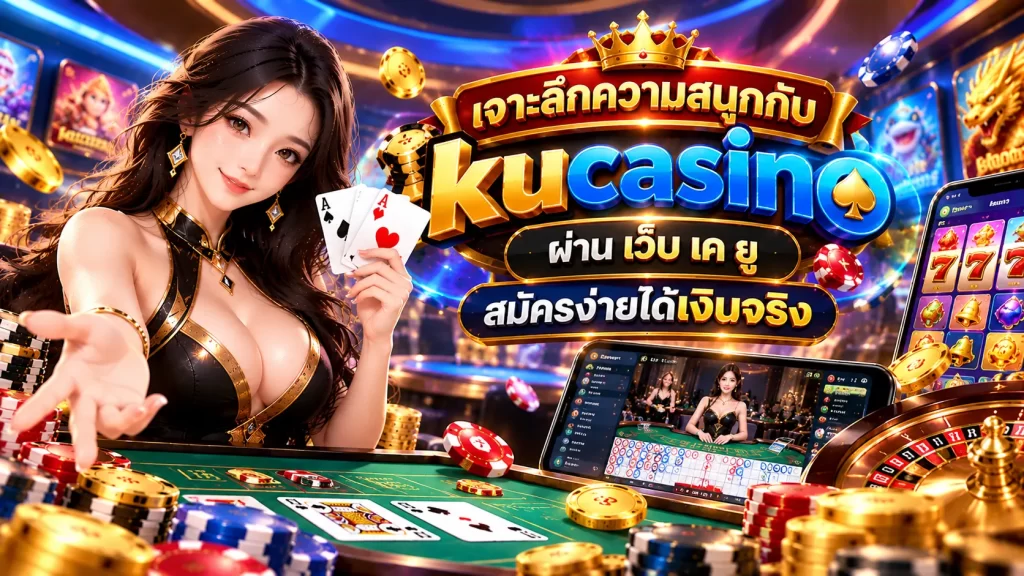 เจาะลึกความสนุกกับ kucasino ผ่าน เว็บ เค ยู สมัครง่ายได้เงินจริง